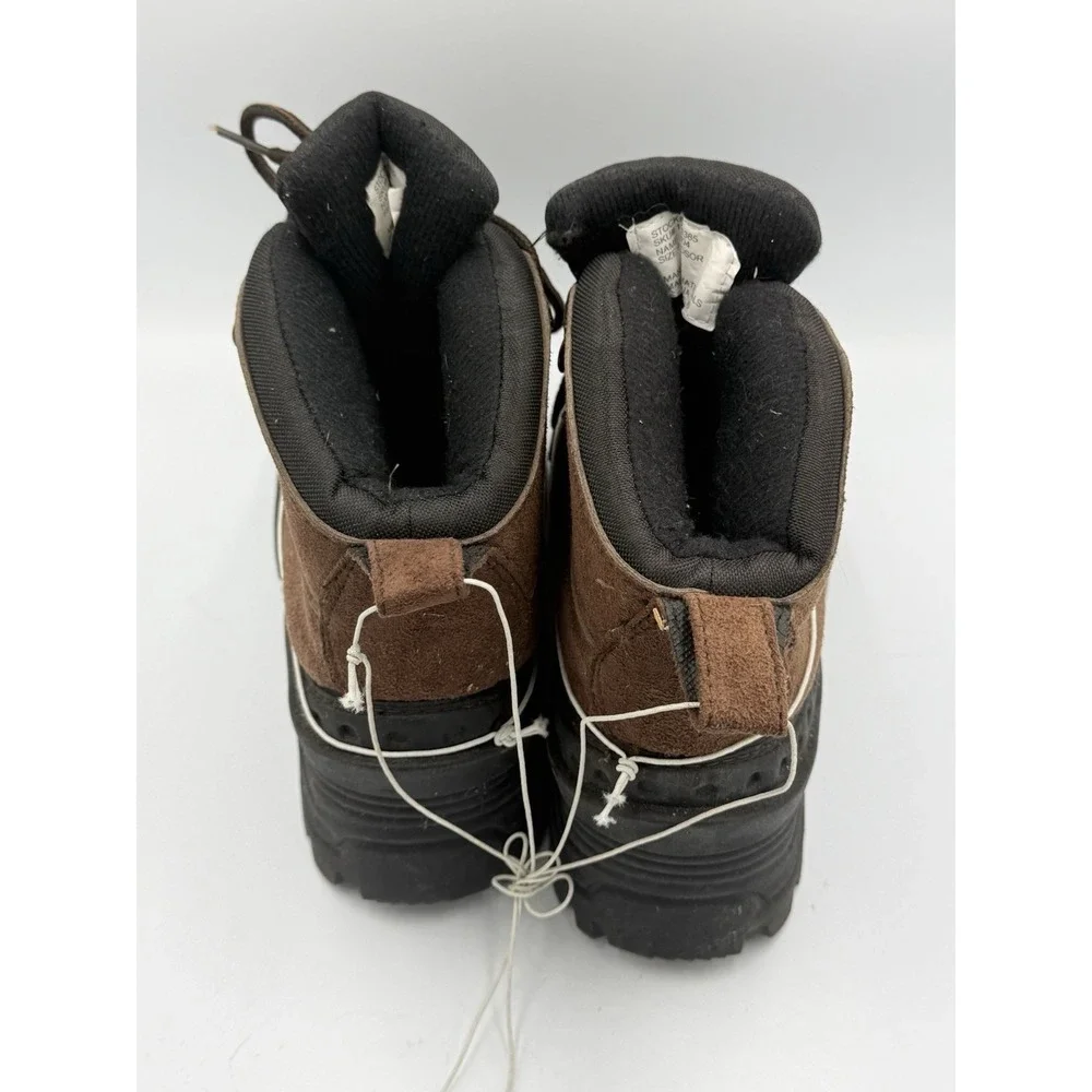 Itasca Windsor Thinsulate Winter Snow Boots Brown Leather Men's Size 9